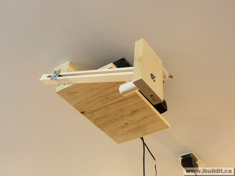 How to make a ceiling camera mount